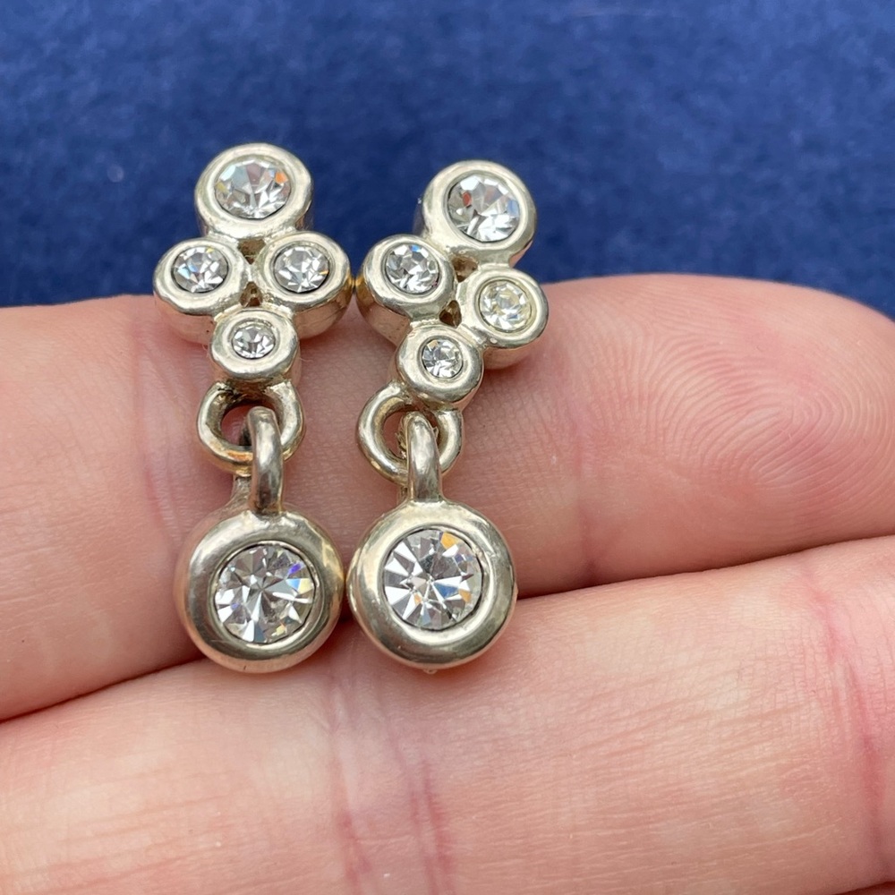 Beautiful bubble silver earrings